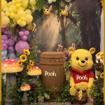Themed birthday decoration in Lahore featuring Winnie the Pooh party setup