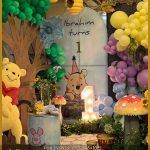 Themed birthday decoration in Lahore featuring Winnie the Pooh party setup