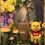 Winnie the Pooh first birthday theme decoration in Lahore Pakistan