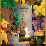 Winnie the Pooh first birthday theme decoration in Lahore Pakistan