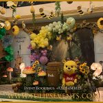 Winnie the Pooh birthday decoration setup in Lahore Pakistan