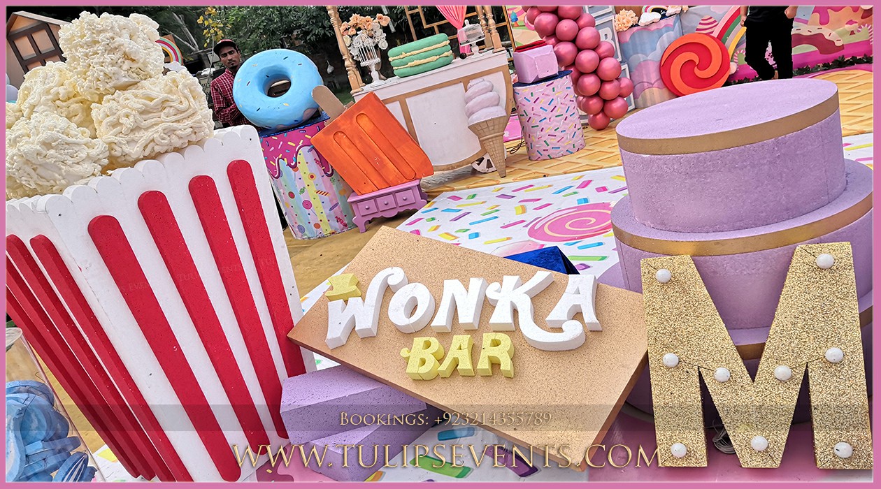 Willy Wonka Theme Birthday Party Decor in Lahore Pakistan (11)