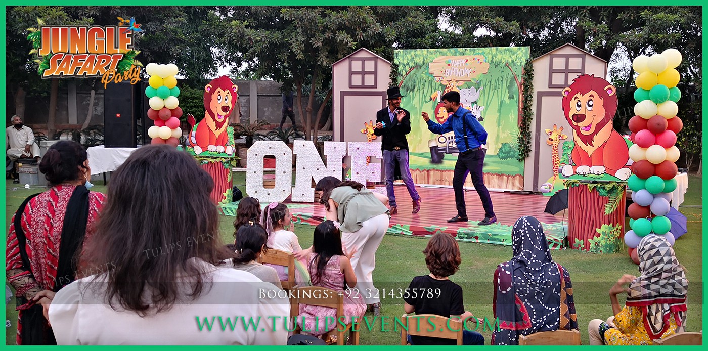 3D jungle safari party ideas by Tulips Events in Pakistan (1)