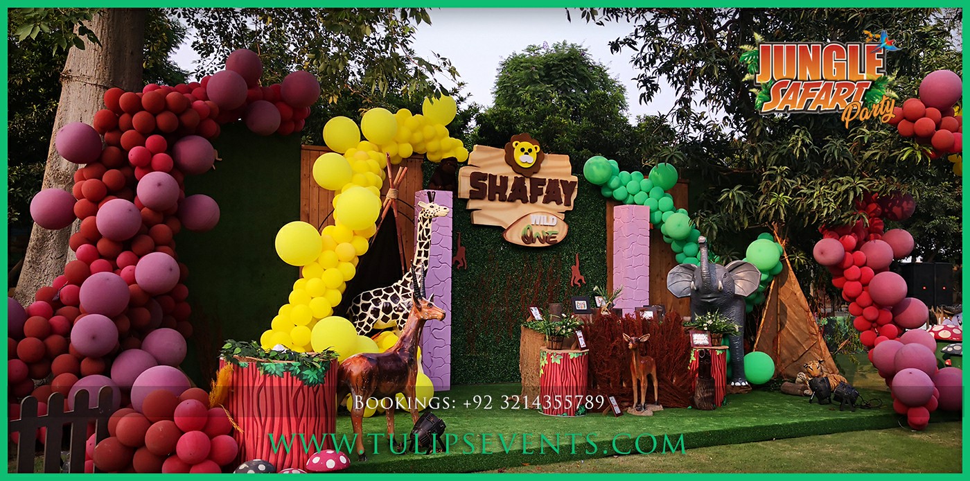 3D jungle safari party ideas by Tulips Events in Pakistan (3)