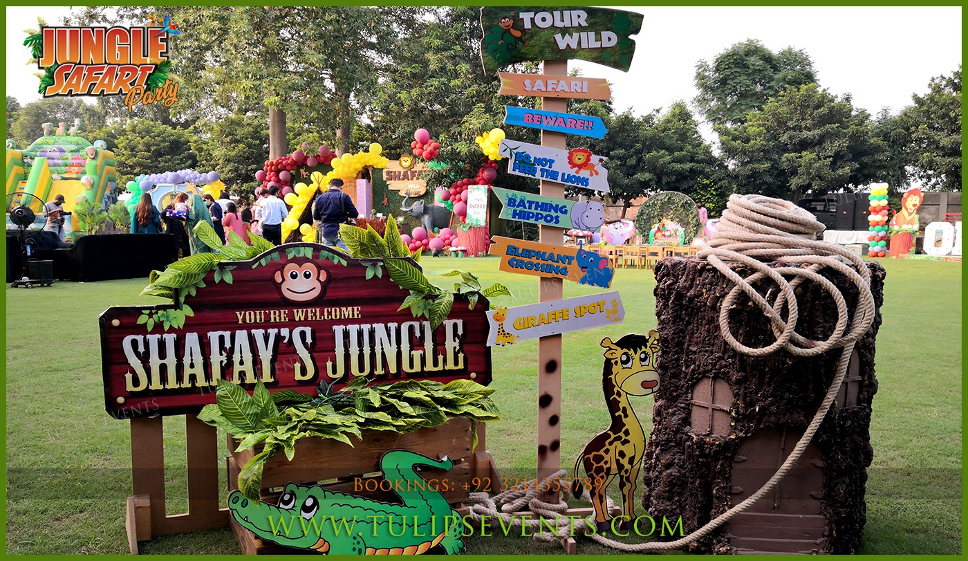 3D jungle safari party ideas by Tulips Events in Pakistan (39)