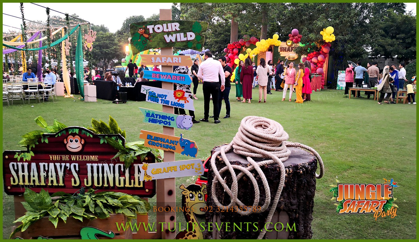 3D jungle safari party ideas by Tulips Events in Pakistan (4)