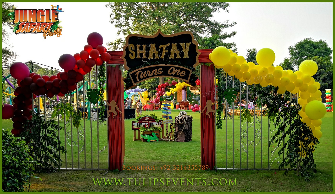 3D jungle safari party ideas by Tulips Events in Pakistan (40)