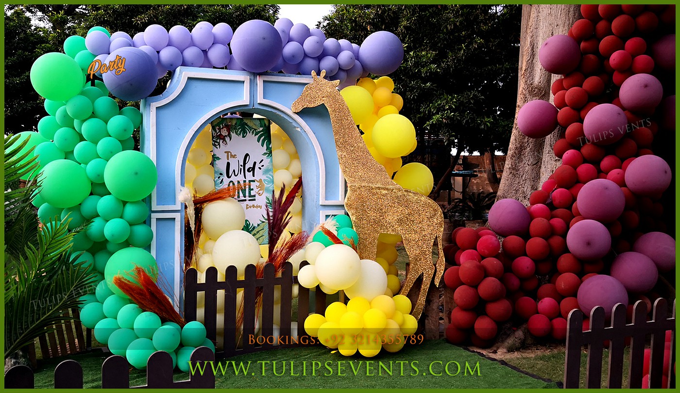 3D jungle safari party ideas by Tulips Events in Pakistan (41)