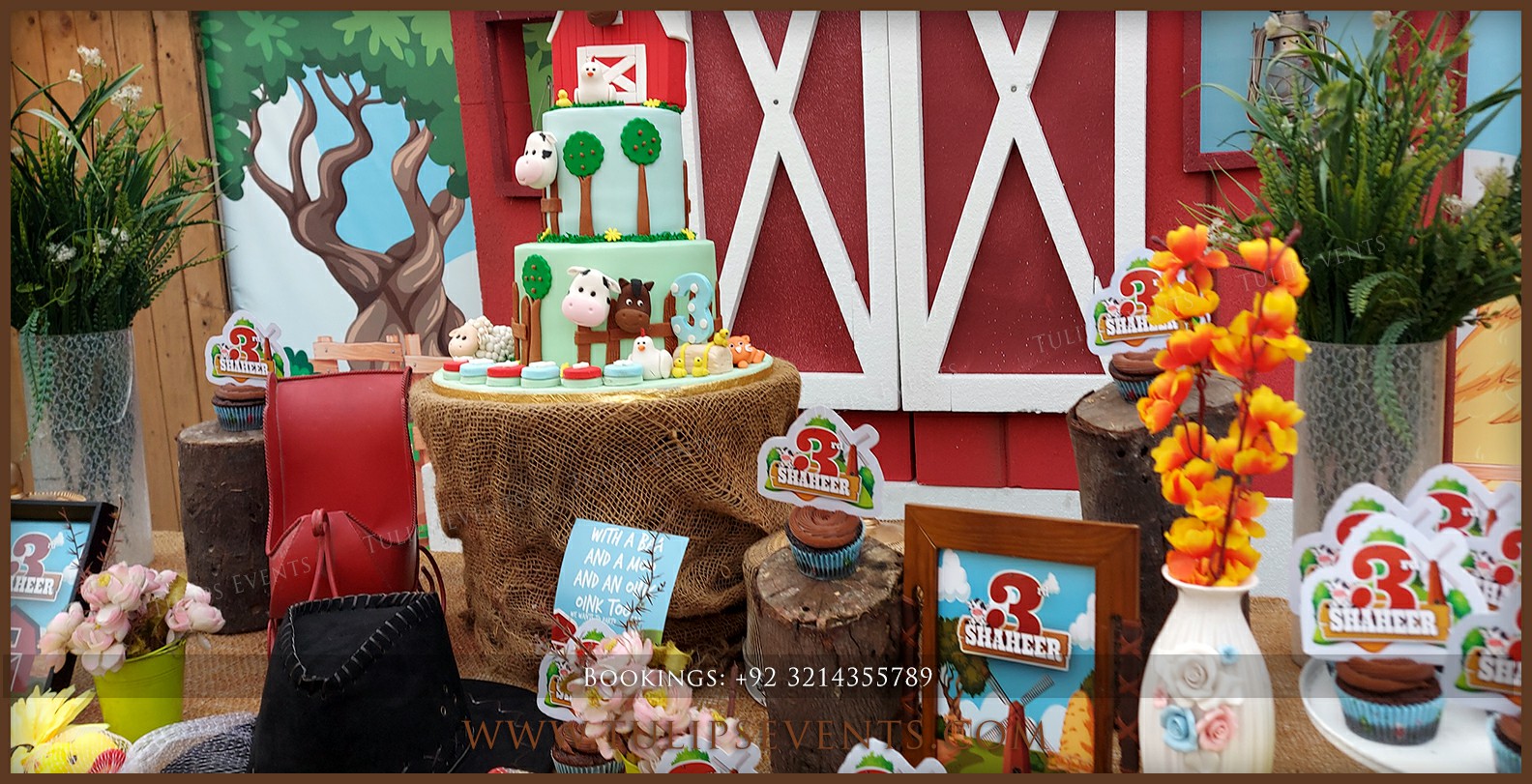 Barnyard Birthday Party Theme decorations ideas in Pakistan (1)