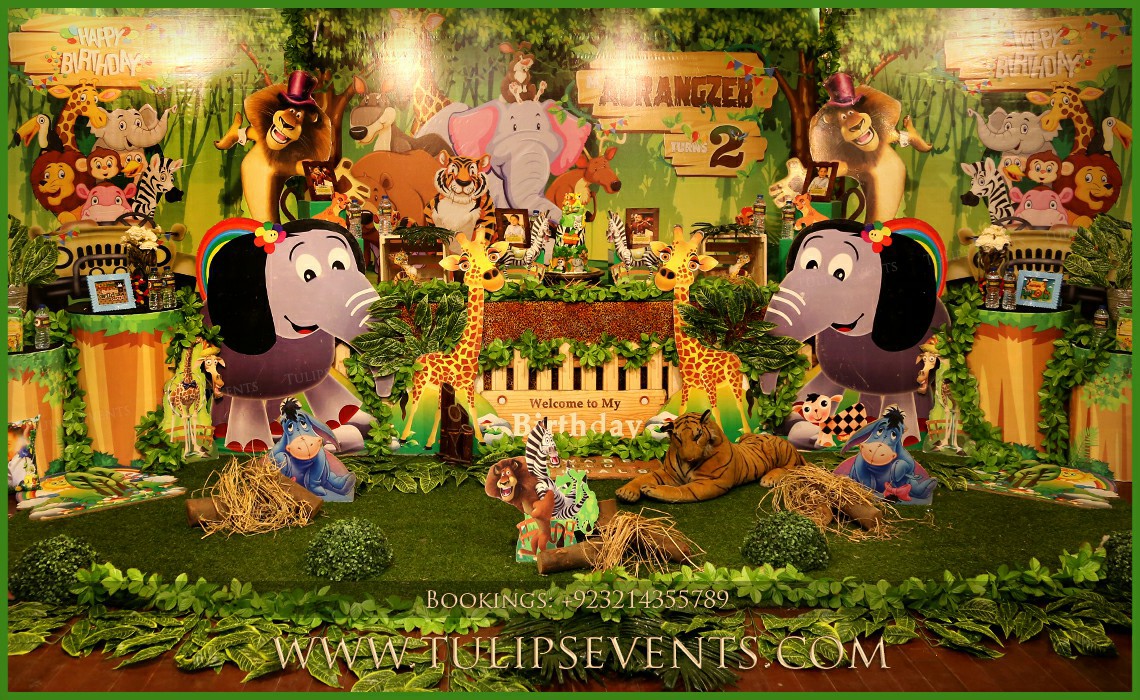 Best Safari Jungle Zoo Rainforest Wild Party decor in Pakistan (6)