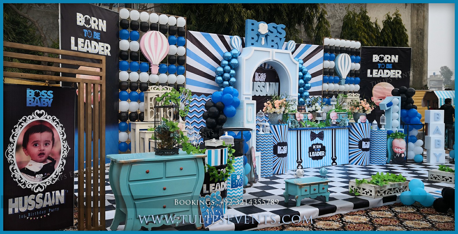 Boss Baby 1st Birthday Party Decor ideas in Pakistan (8)