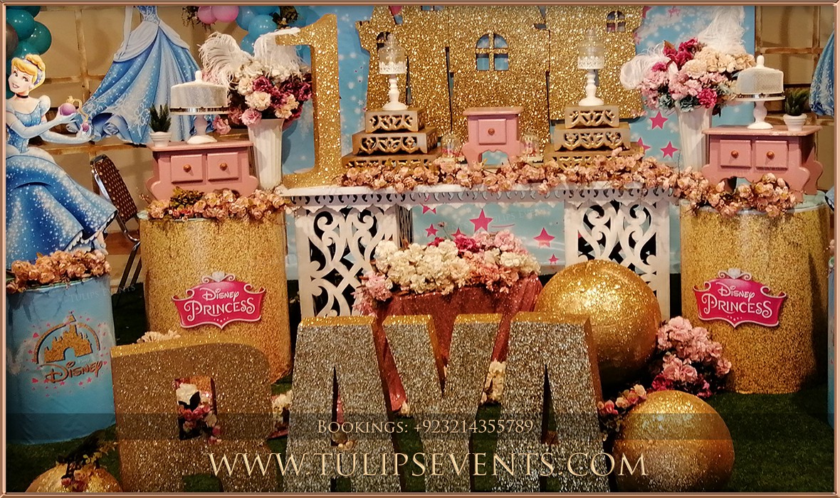 Disney Princess Theme First Birthday Party ideas in Pakistan (1)