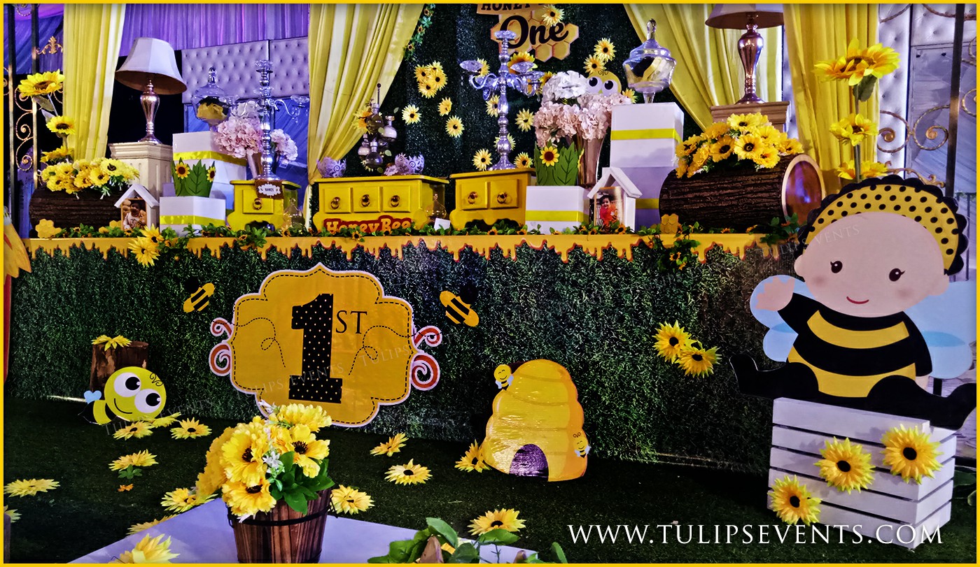 Honey Bee Themed First Birthday Party ideas in Pakistan (1)