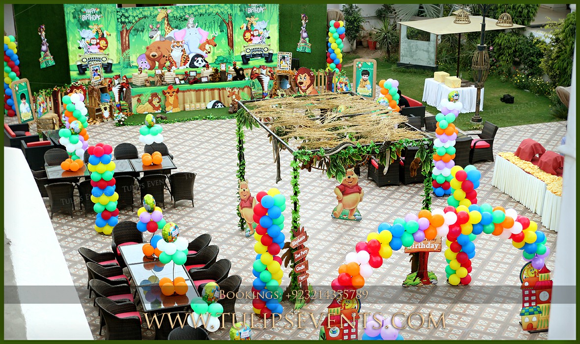 Jungle Animals Birthday Party Theme Decor in Pakistan (89)