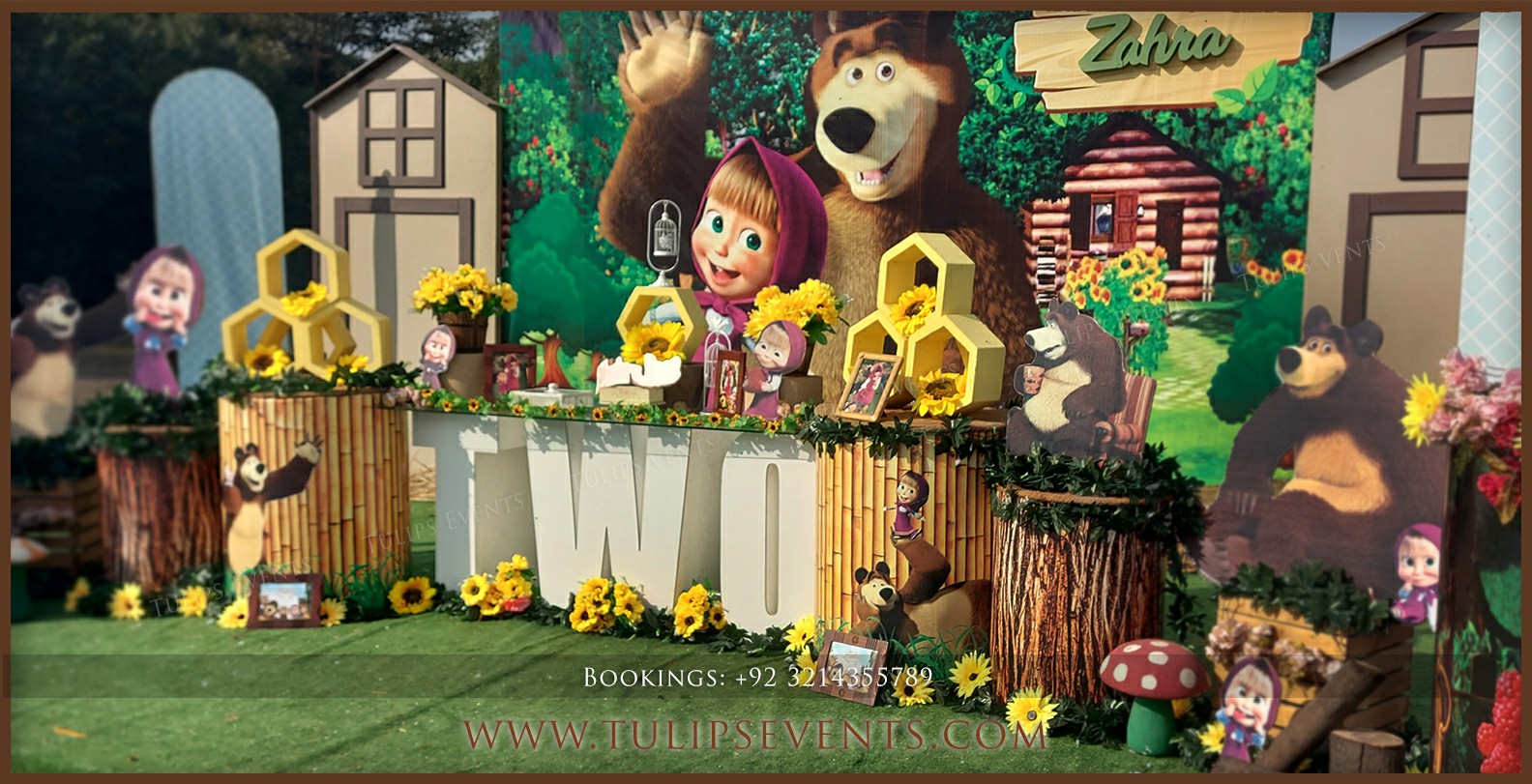 Masha and Bear Birthday Party Decoration Ideas in Pakistan (9)