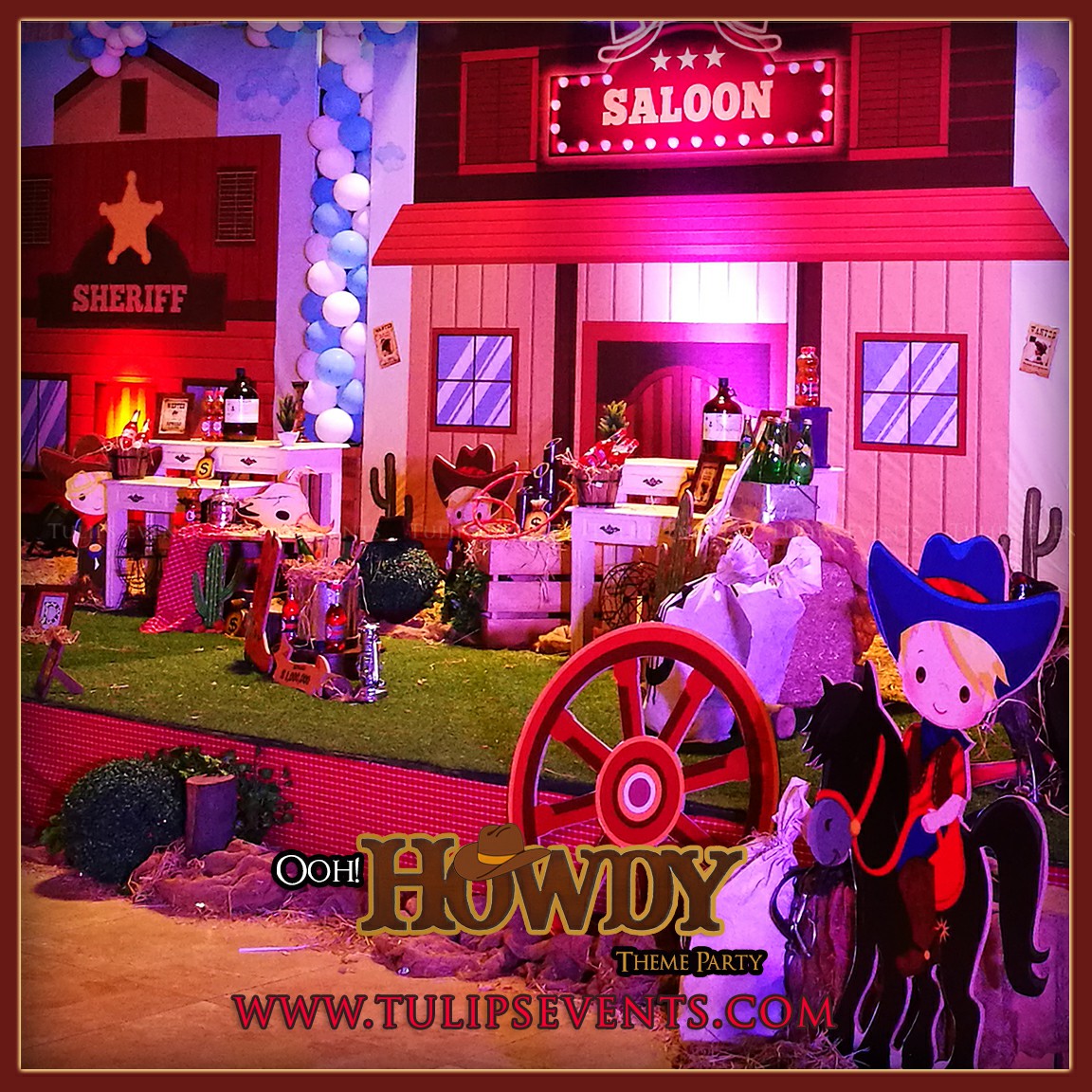 Little Cowboy Howdy Party Theme decoration ideas in Pakistan (26)~1