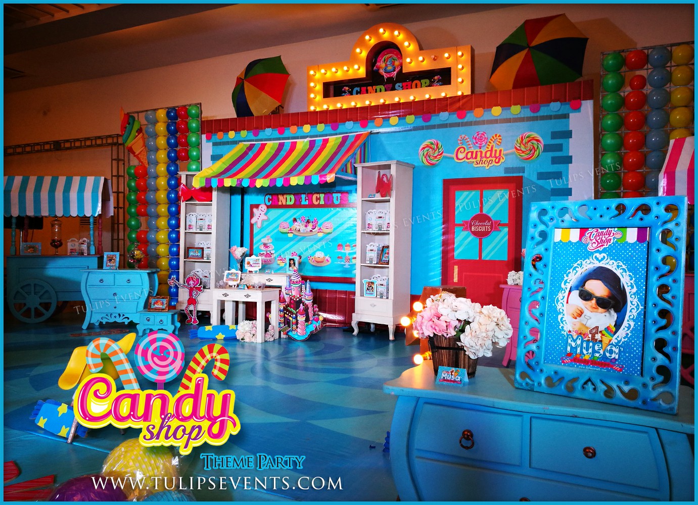 Sweet candy shop theme birthday party decoration ideas in Pakistan (4)