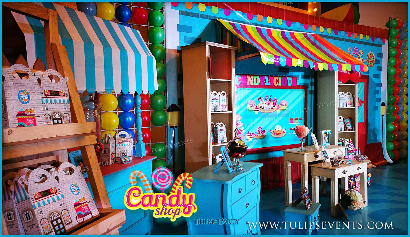 Sweet candy shop theme birthday party decoration ideas in Pakistan (7)