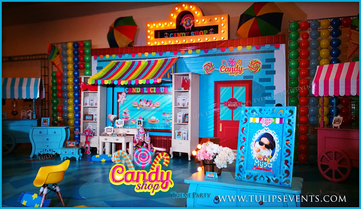 Sweet candy shop theme birthday party decoration ideas in Pakistan (8)