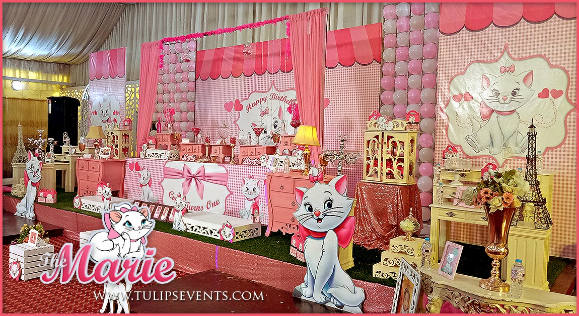 The Aristocats Marie birthday party theme decoration ideas in Pakistan (3)