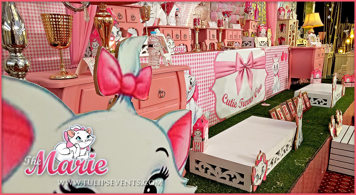 The Aristocats Marie birthday party theme decoration ideas in Pakistan (5)