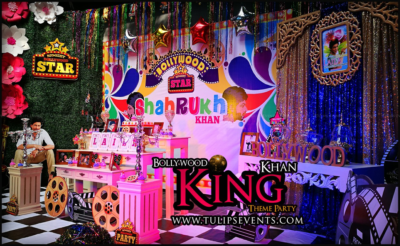 bollywood star shahrukh khan theme party decor ideas in Pakistan (2)