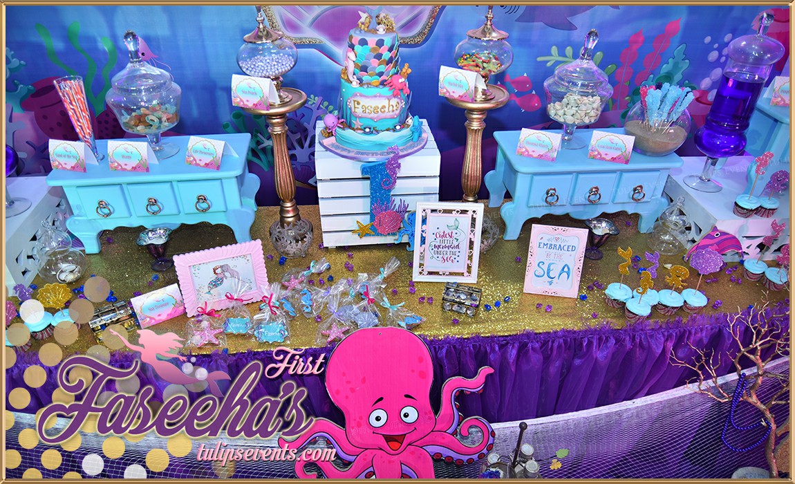 under the sea little mermaid party ideas by Tulips Events in Pakistan (12)~1