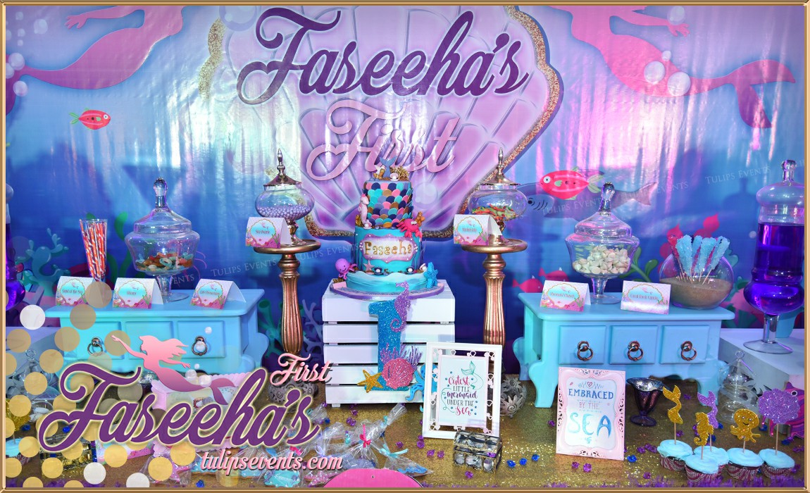 under the sea little mermaid party ideas by Tulips Events in Pakistan (14)~1