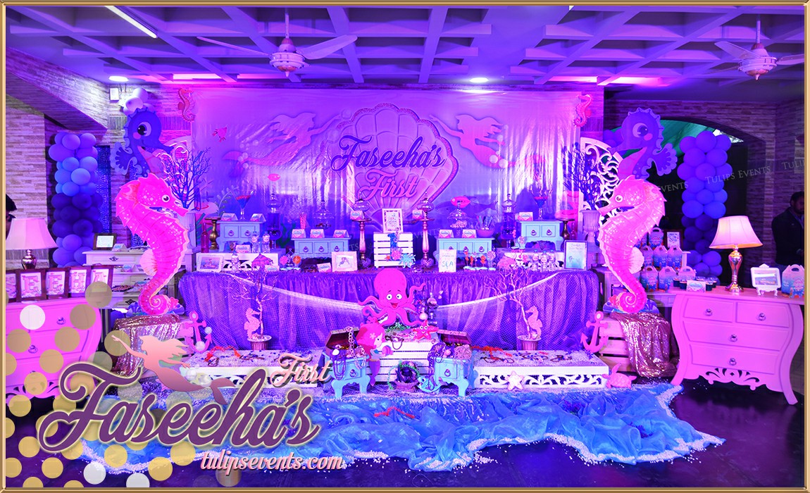 under the sea little mermaid party ideas by Tulips Events in Pakistan (18)~1