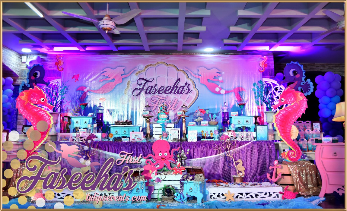 under the sea little mermaid party ideas by Tulips Events in Pakistan (6)~1