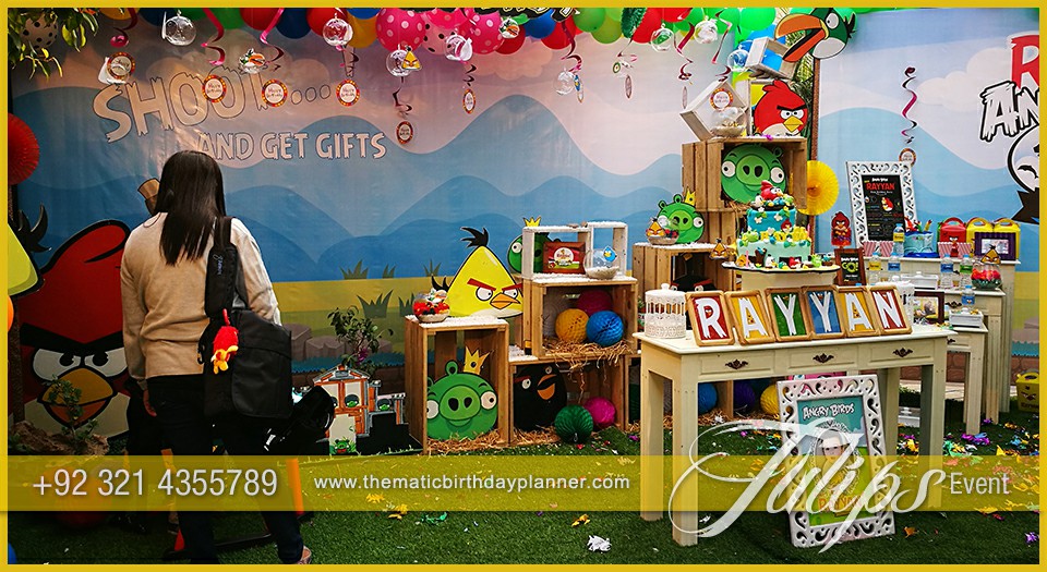 Angry Birds Birthday Party Theme decoration ideas in Pakistan (19)