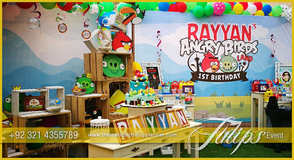 Angry Birds Birthday Party Theme decoration ideas in Pakistan (23)