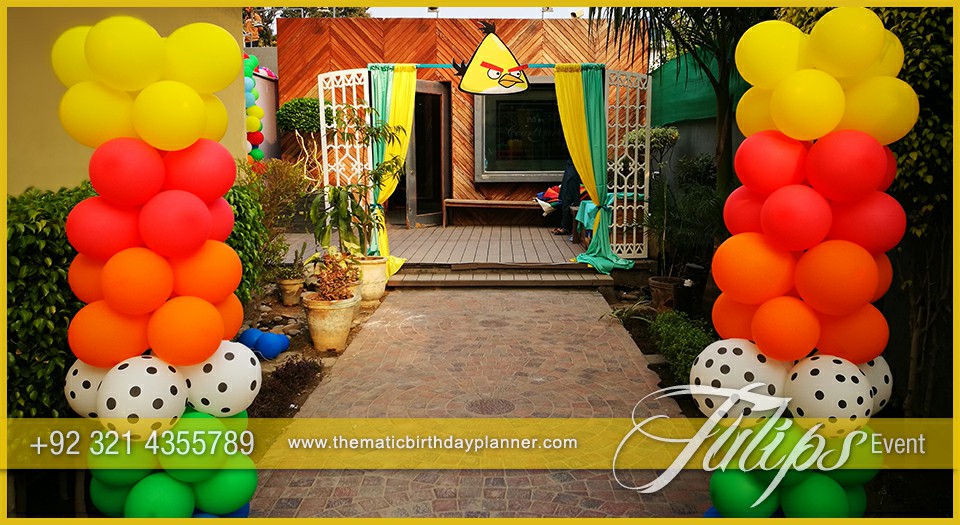 Angry Birds Birthday Party Theme decoration ideas in Pakistan (26)