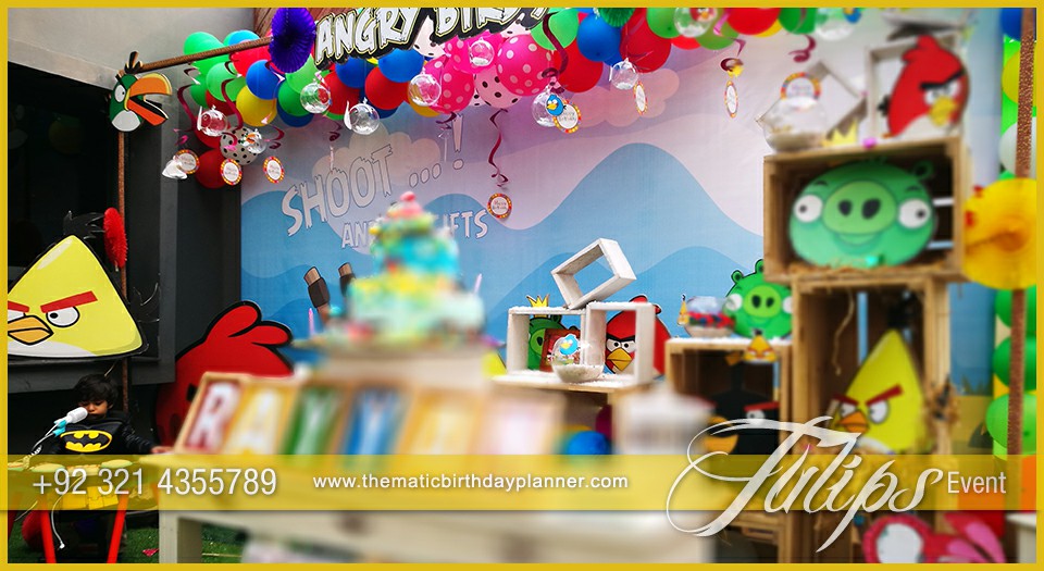 Angry Birds Birthday Party Theme decoration ideas in Pakistan (4)