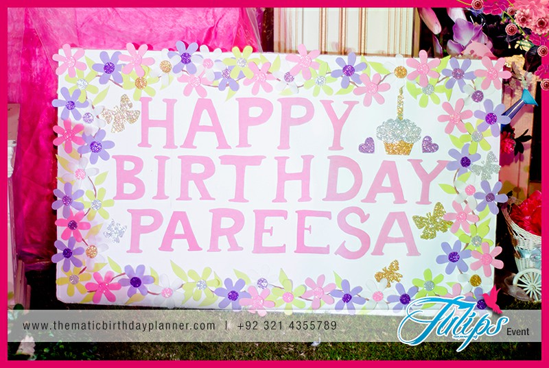 Garden theme birthday party decoration ideas in Pakistan (20)