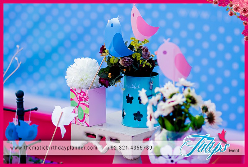 Garden theme birthday party decoration ideas in Pakistan (25)