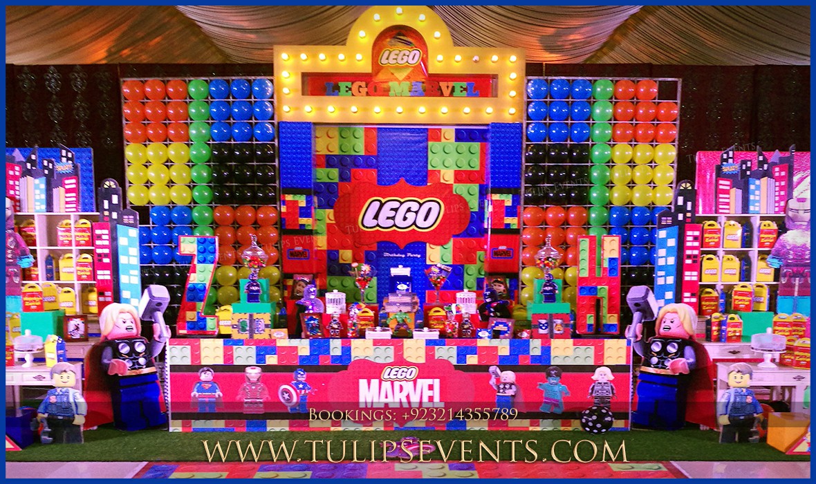 LEGO Superhero Theme Party Decor ideas in Pakistan (20)