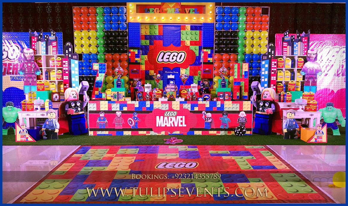 LEGO Superhero Theme Party Decor ideas in Pakistan (21)