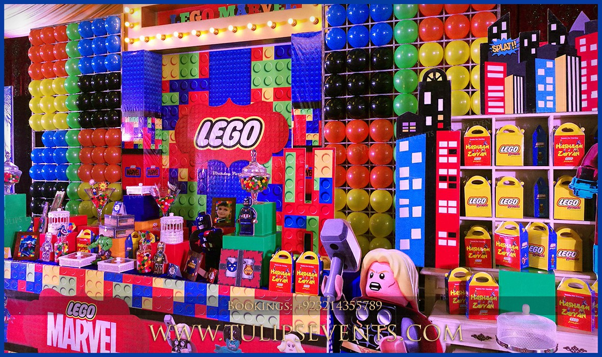 LEGO Superhero Theme Party Decor ideas in Pakistan (29)