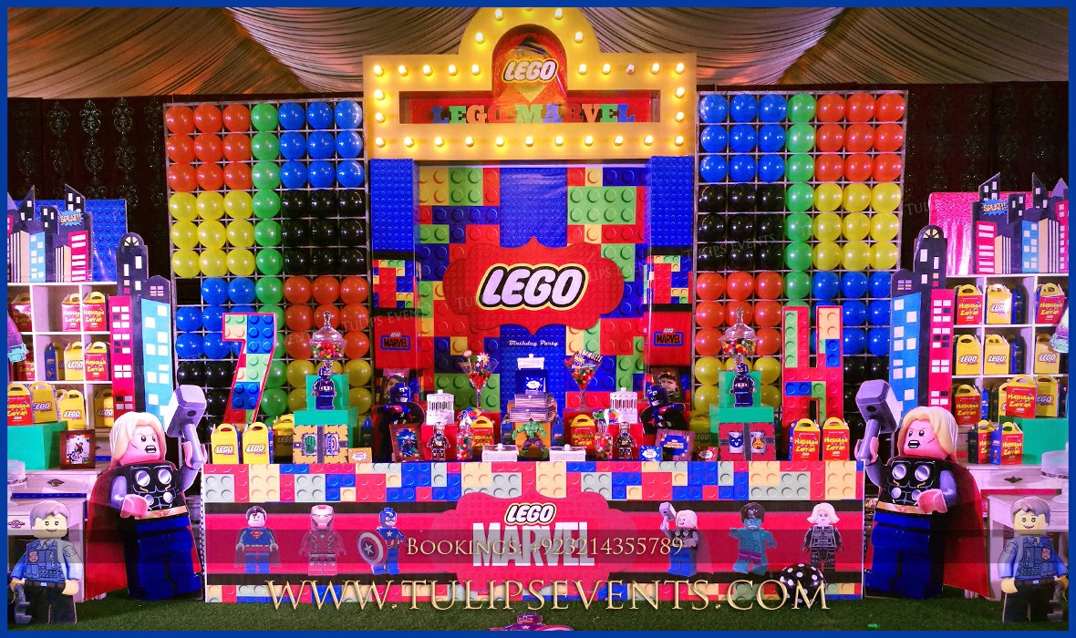 LEGO Superhero Theme Party Decor ideas in Pakistan (34)