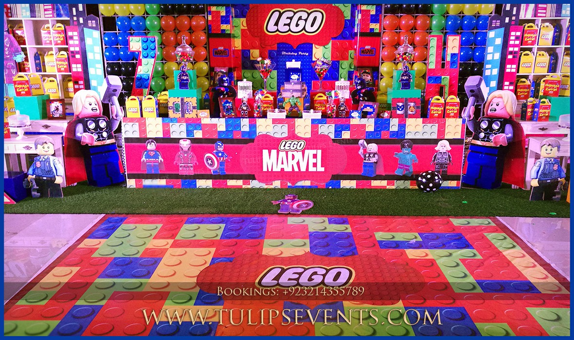 LEGO Superhero Theme Party Decor ideas in Pakistan (35)