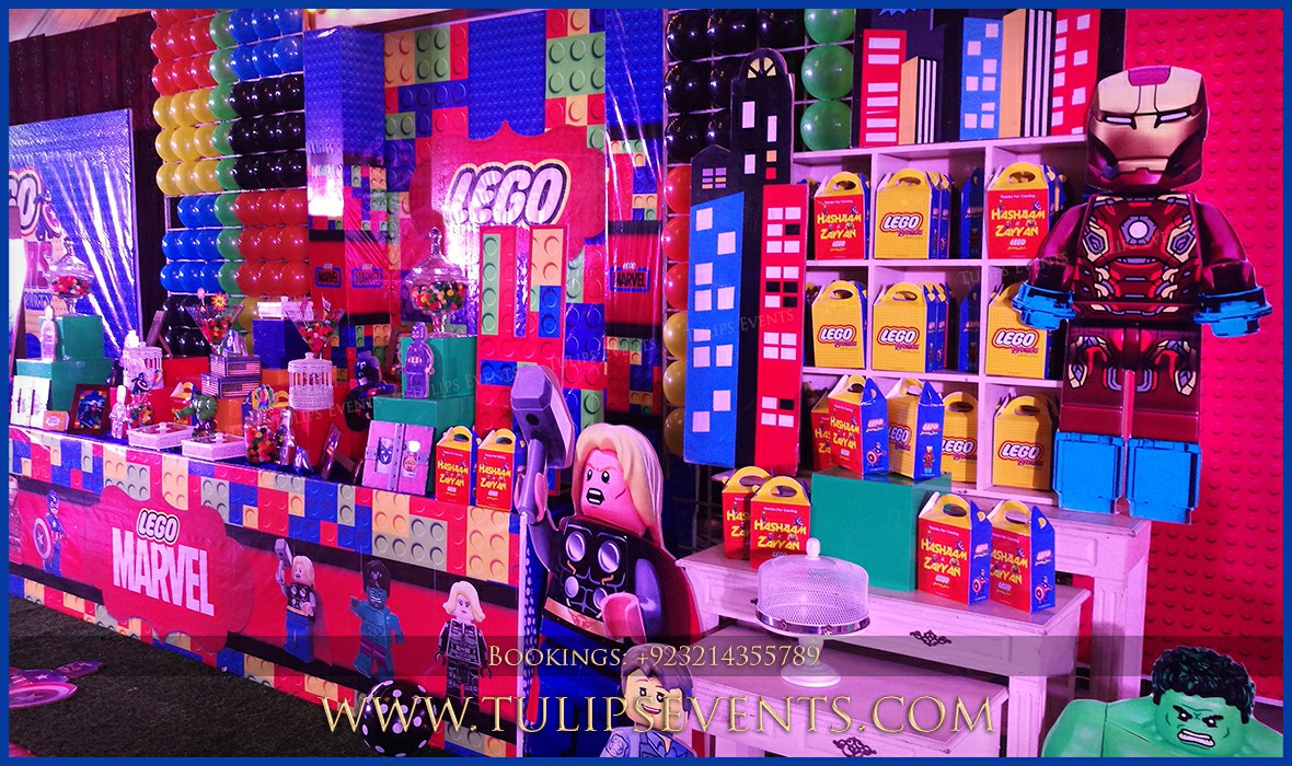 LEGO Superhero Theme Party Decor ideas in Pakistan (37)