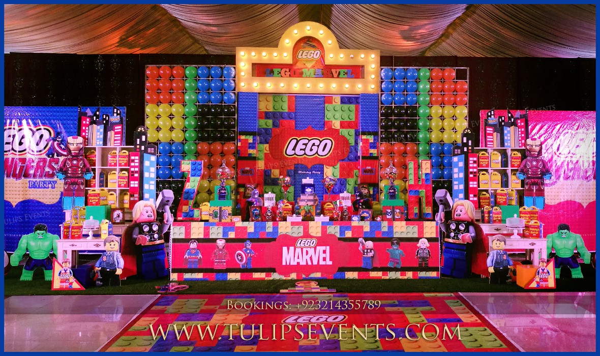 LEGO Superhero Theme Party Decor ideas in Pakistan (42)