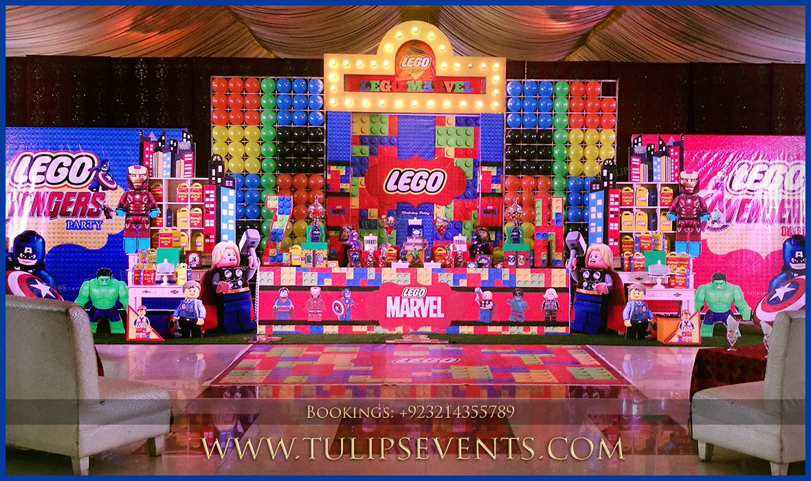 LEGO Superhero Theme Party Decor ideas in Pakistan (46)