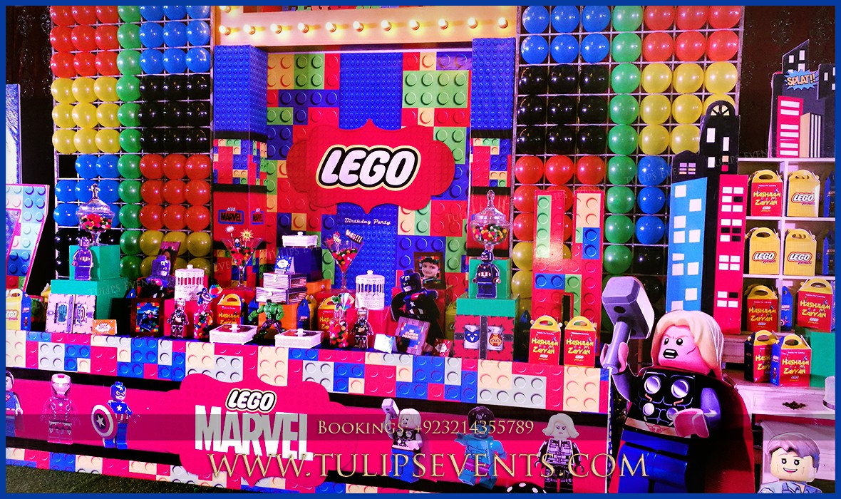 LEGO Superhero Theme Party Decor ideas in Pakistan (54)