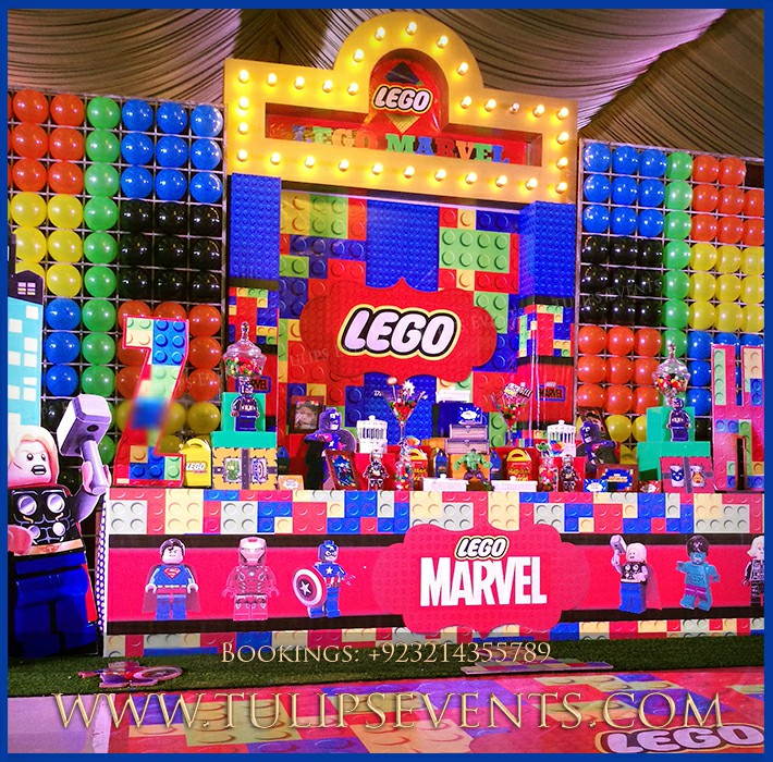 LEGO Superhero Theme Party Decor ideas in Pakistan (61)