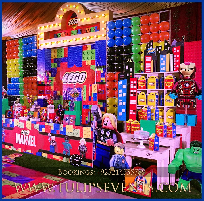 LEGO Superhero Theme Party Decor ideas in Pakistan (66)