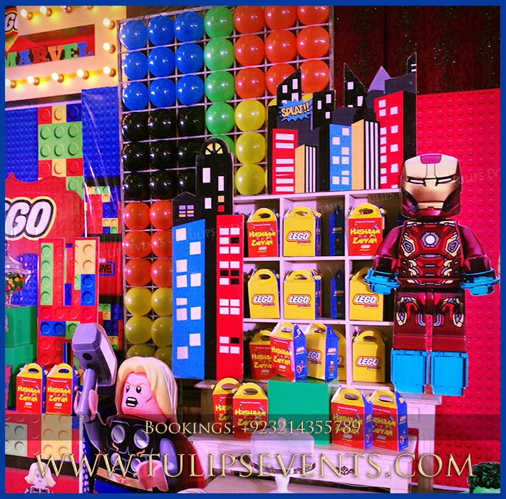 LEGO Superhero Theme Party Decor ideas in Pakistan (71)