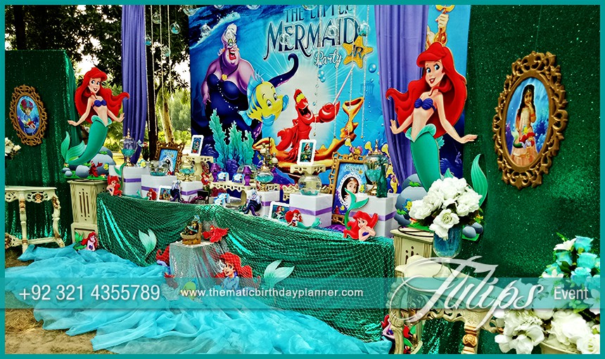 Little Mermaid Party theme decoration ideas in Pakistan (13)