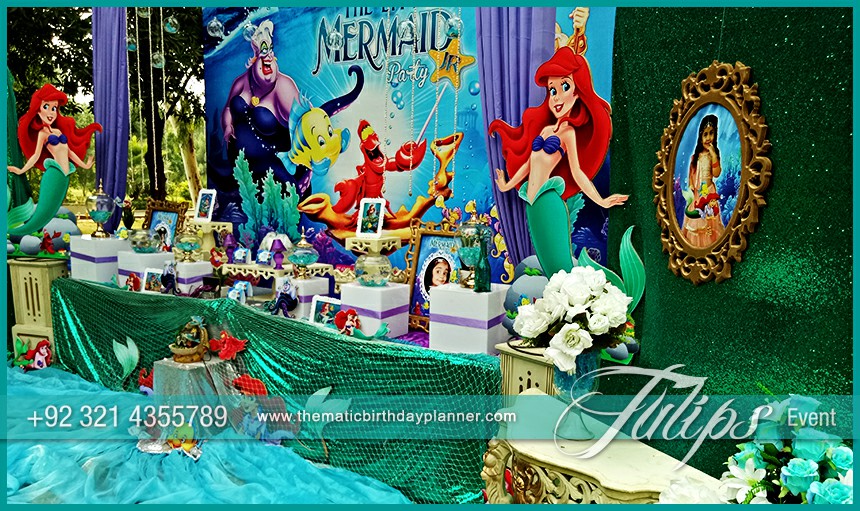 Little Mermaid Party theme decoration ideas in Pakistan (4)